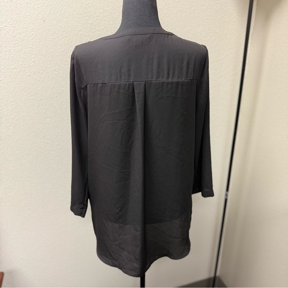 Zac & Rachel Elegant Black Lace Overlay Women's Top. Size Large - Picture 3 of 8